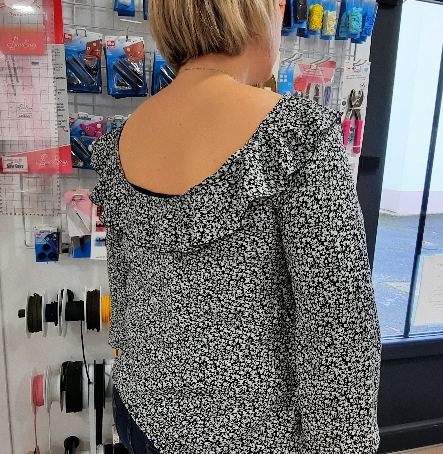 Blouse en viscose cousue par Aude