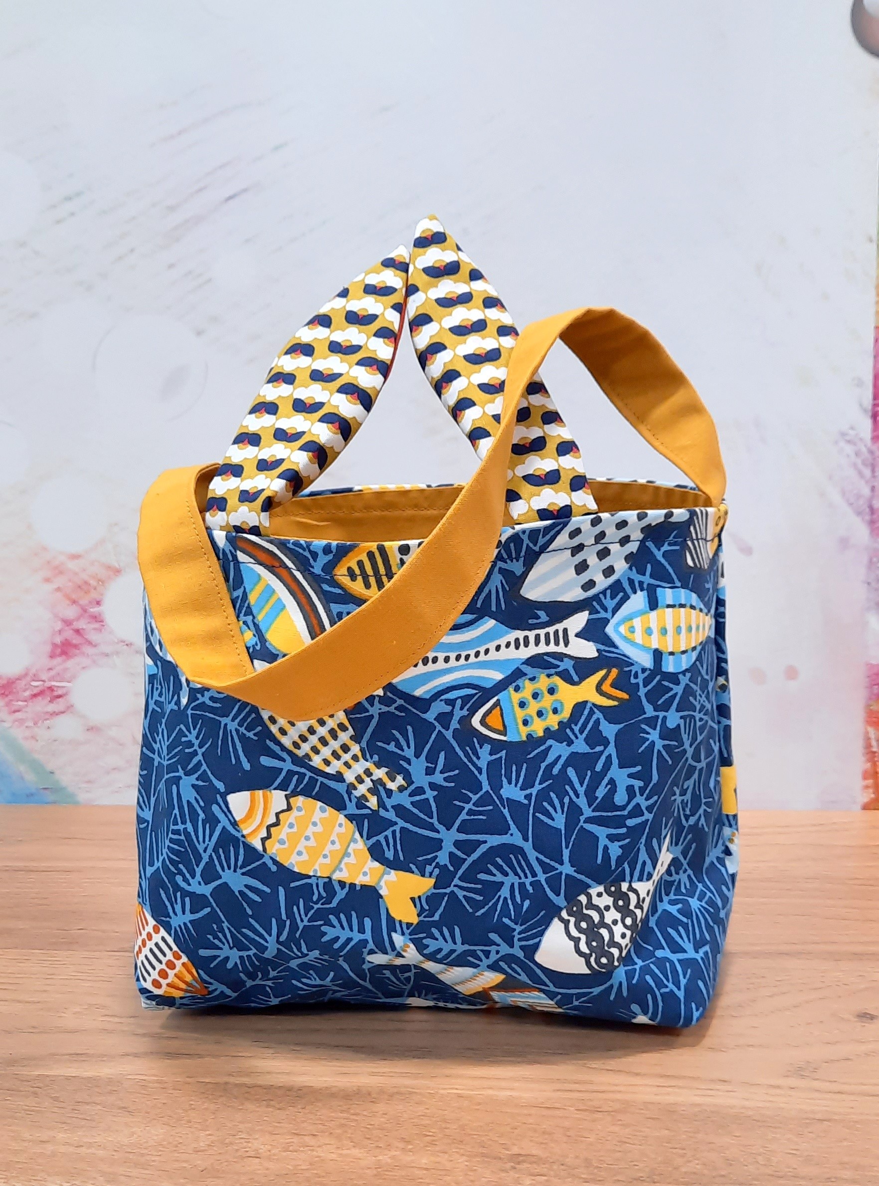Panier cousu par Nelly