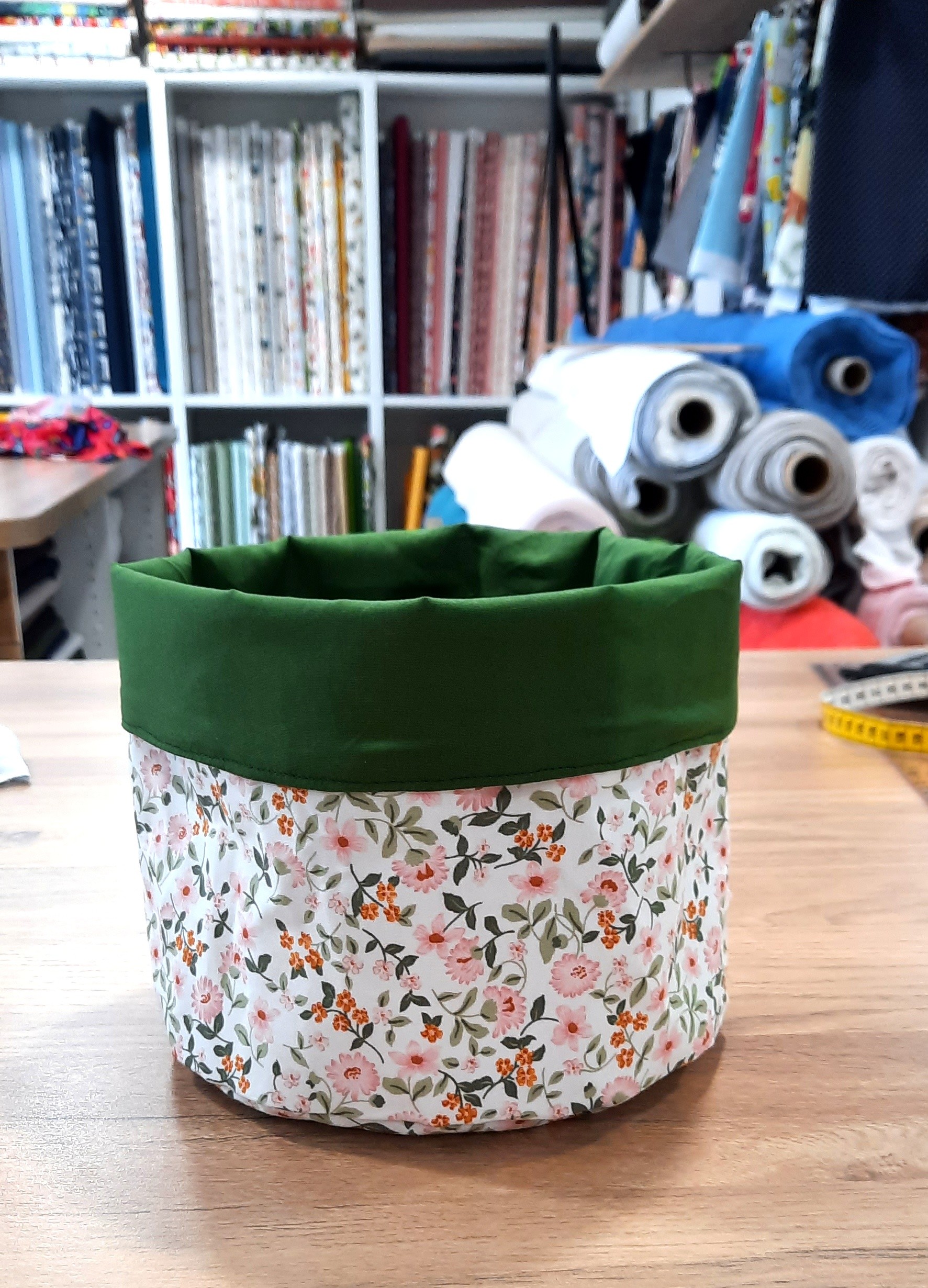 Panier cousu par Marguerite Marie