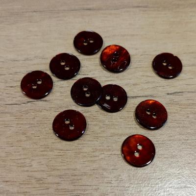 12 mm marron bouton