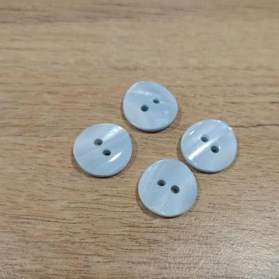 14 mm bouton bleu pastel