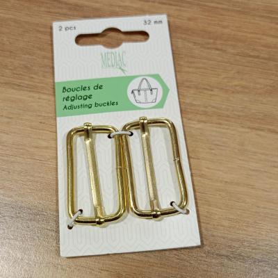 Boucle reglable dore 30 mm