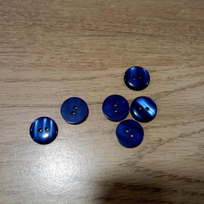 Bouton bleu 15 mm