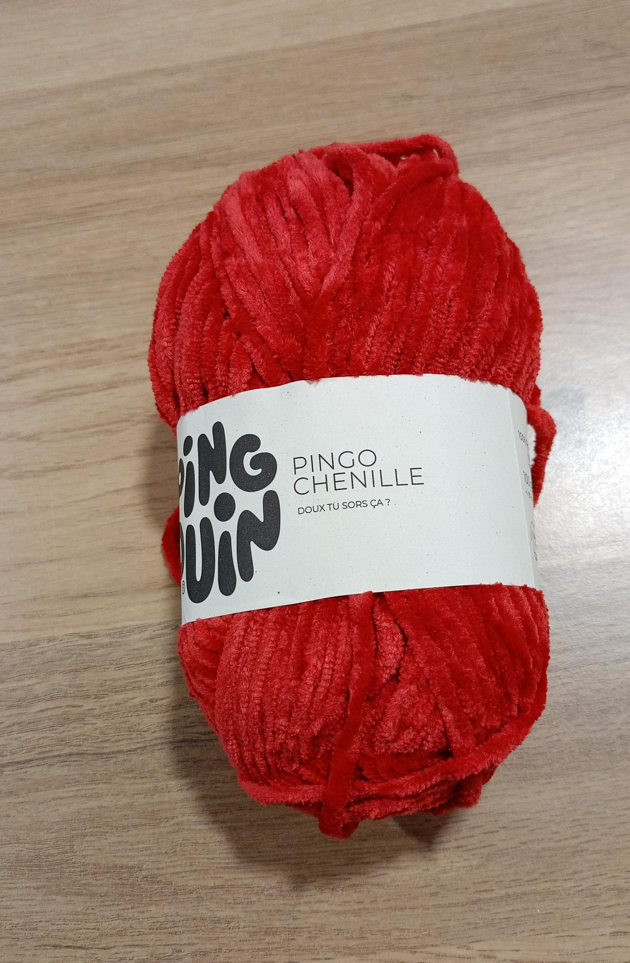 Chenille rouge