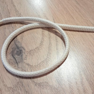 Cordon 8 mm ecru