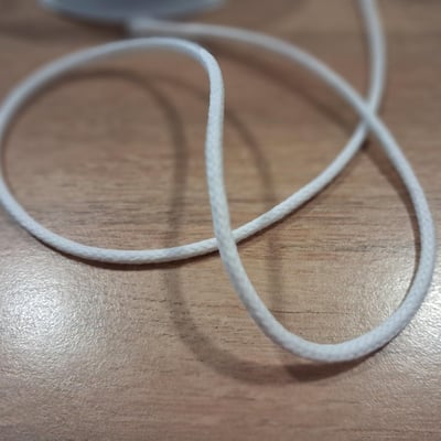 Cordon blanc 4 mm ame