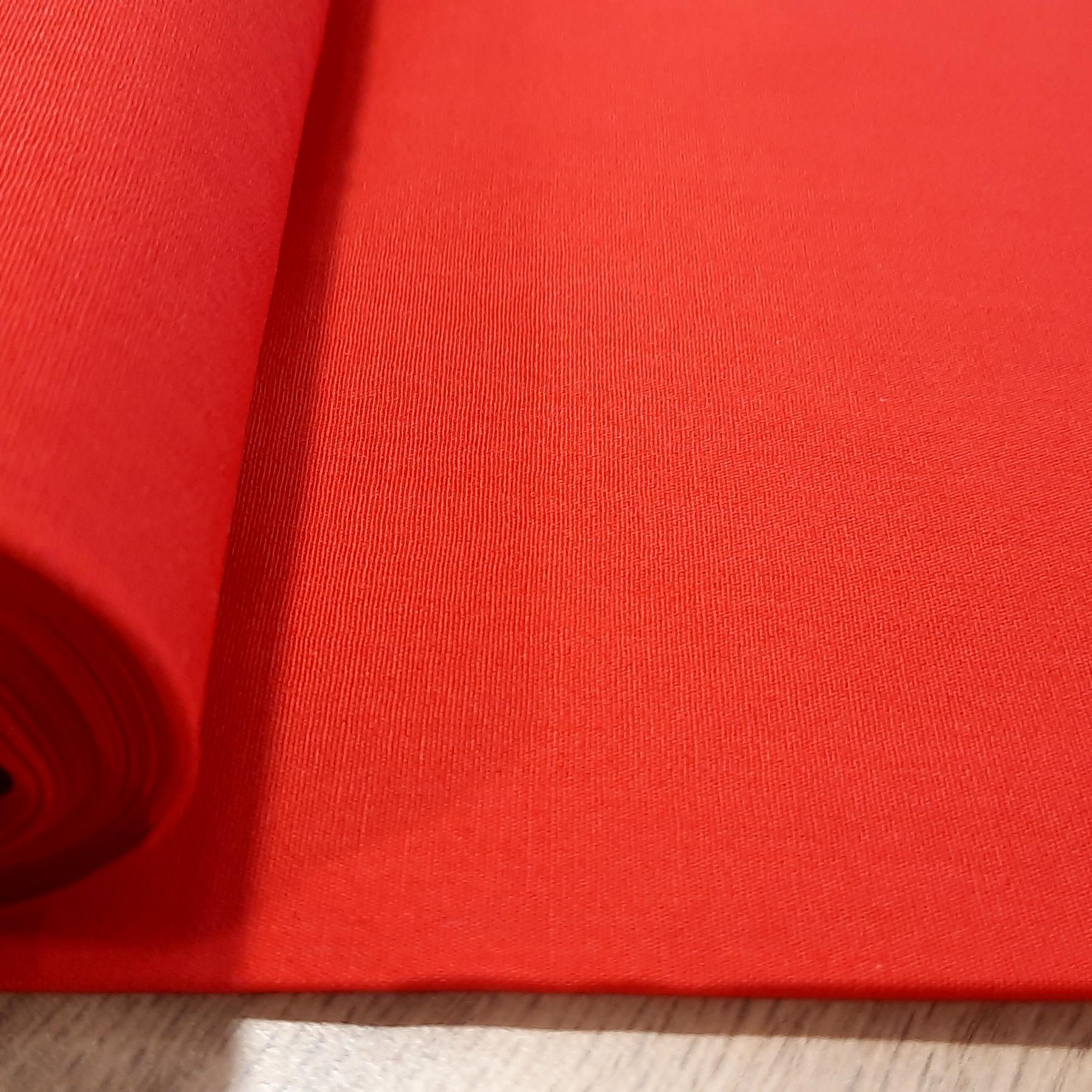 Coton popelin rouge 2