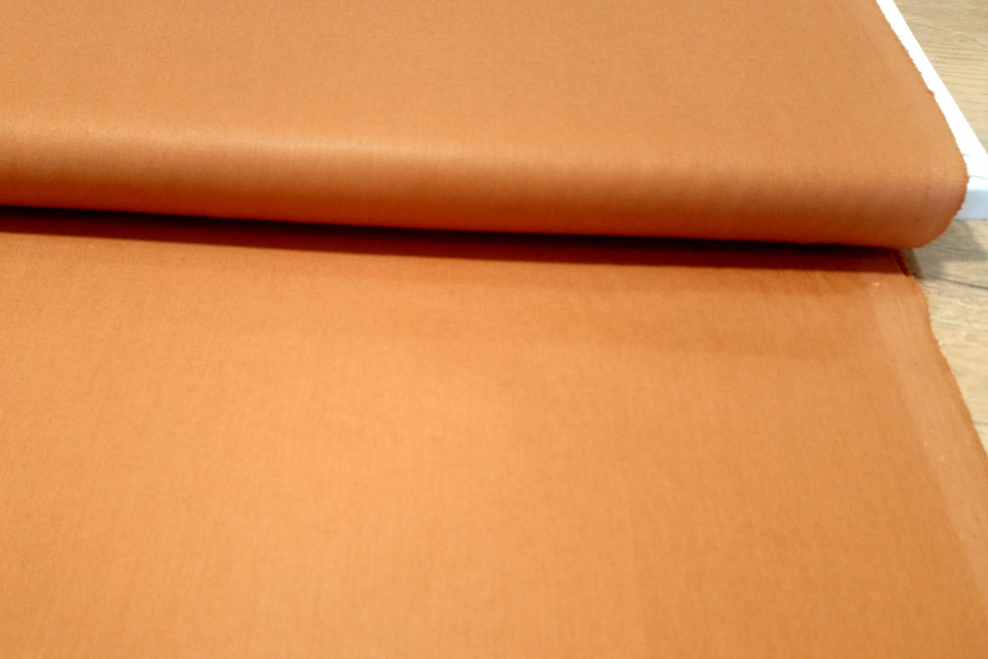 Coton uni rouille