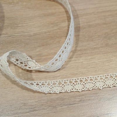 Dentelle ivoire 15 mm