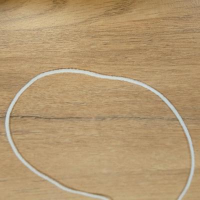 Elastique masque blanc 5