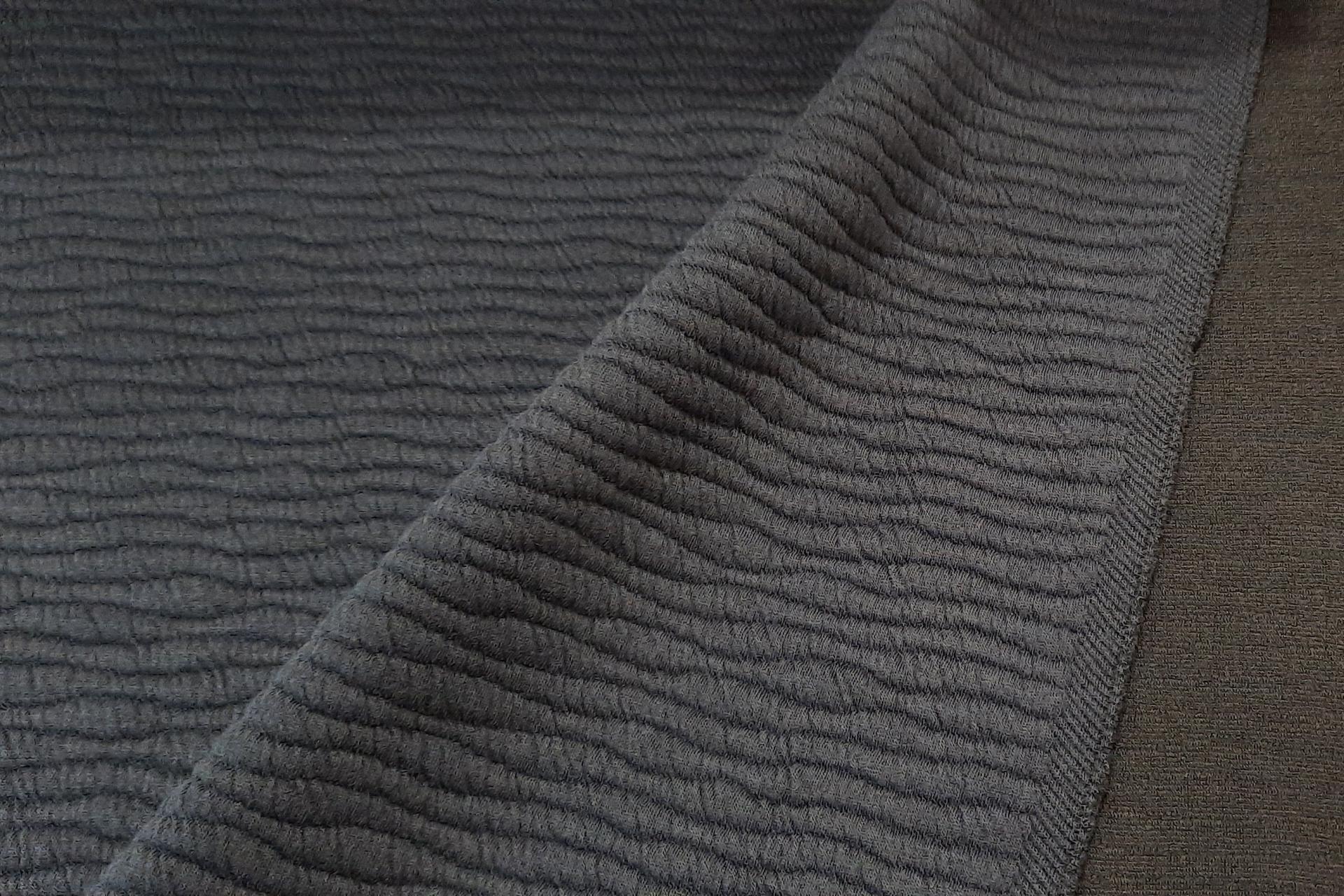 Jacquard waves bleu 2