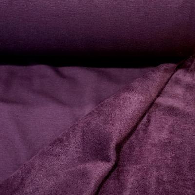 K sweat peluche prune