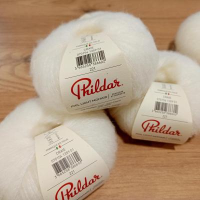 Mohair light craie
