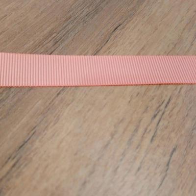 Ruban gros grain saumon 15 mm