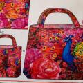 Sac 2 stenzo paon rose