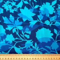 Stenzo voile coton bleu