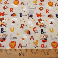 Stof alphabet coton 3