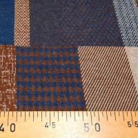 V jacquard patchwork