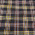 V tartan jaune gris 1