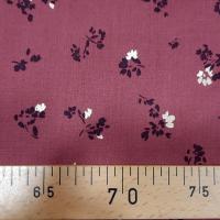 V viscose fleurs mauve 2