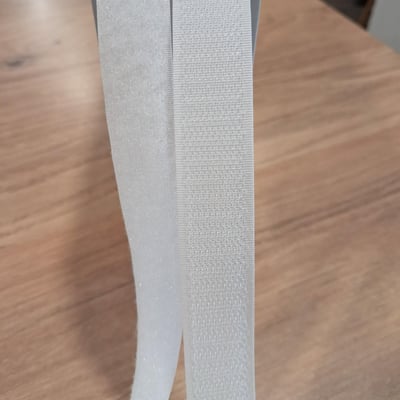 Velcro blanc 20 mm