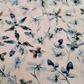 Viscose fleur bleue 3