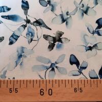 Viscose fleur bleue 4