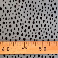Viscose pois gris 3