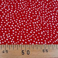 Viscose pois rouge 2