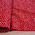 Viscose pois rouge