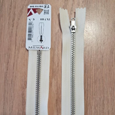 Zip 12 cm metal 154